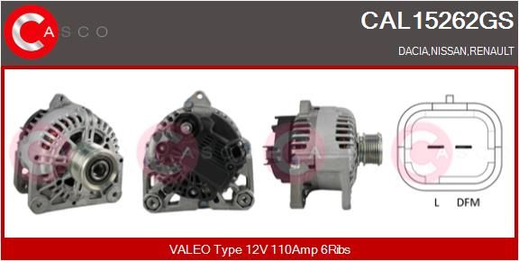 CAL15262GS CASCO Генератор