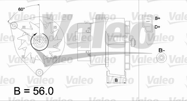 436127 VALEO Генератор
