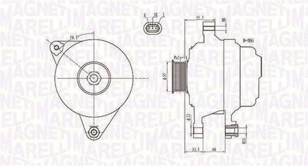 063731703010 MAGNETI MARELLI Генератор