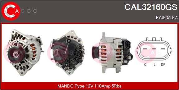 CAL32160GS CASCO Генератор