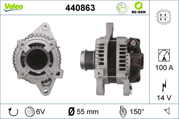 440863 VALEO Генератор