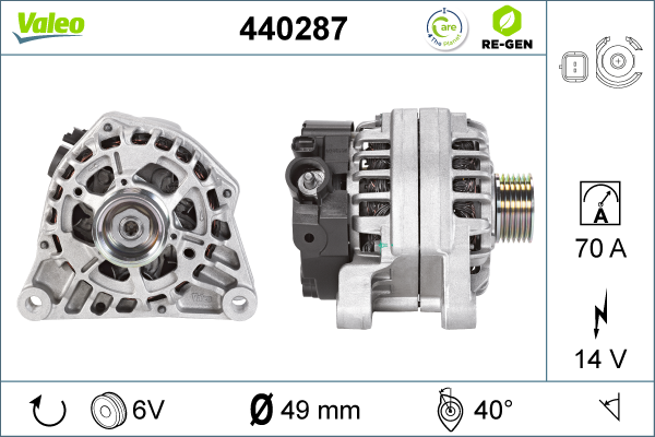 440287 VALEO Генератор
