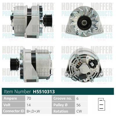 H5510313 HOFFER Генератор