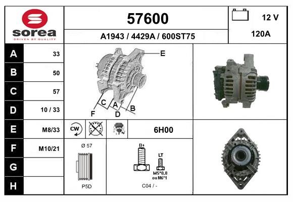 57600 EAI Генератор