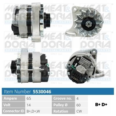 5530046 MEAT & DORIA Генератор