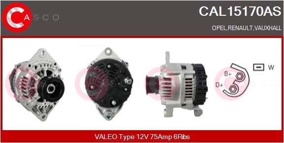 CAL15170AS CASCO Генератор