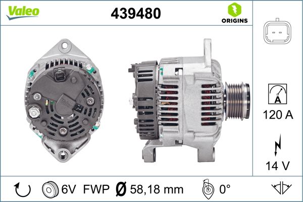 439480 VALEO Генератор