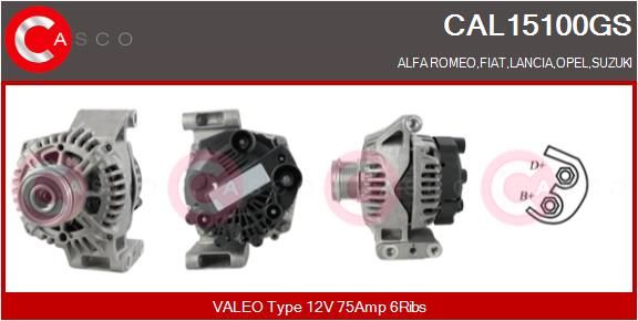CAL15100GS CASCO Генератор