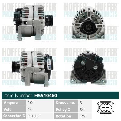 H5510460 HOFFER Генератор