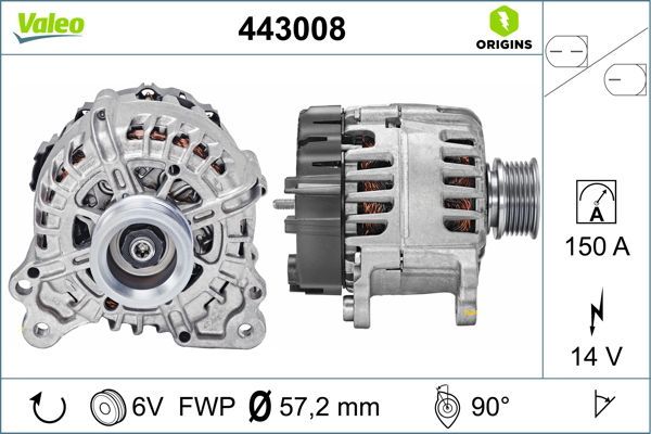 443008 VALEO Генератор