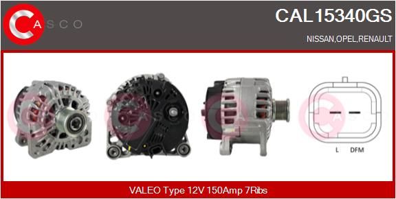 CAL15340GS CASCO Генератор