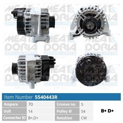 5540443R MEAT & DORIA Генератор