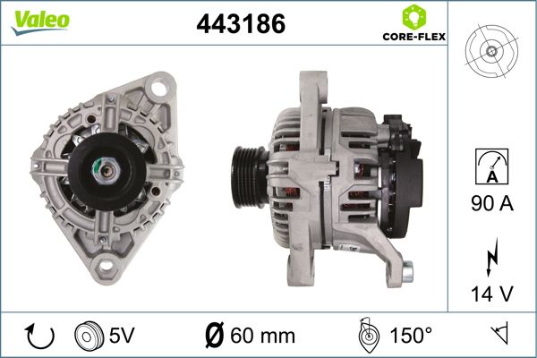 443186 VALEO Генератор