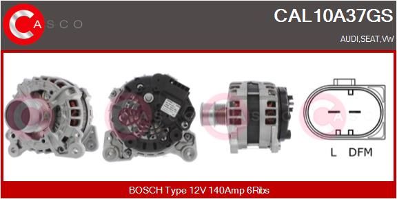 CAL10A37GS CASCO Генератор