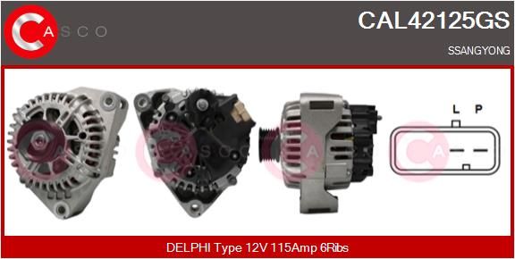 CAL42125GS CASCO Генератор