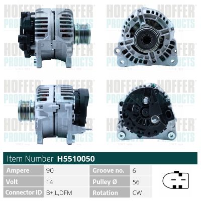 H5510050 HOFFER Генератор