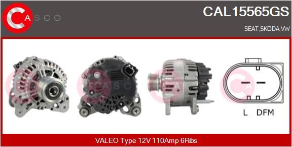 CAL15565GS CASCO Генератор