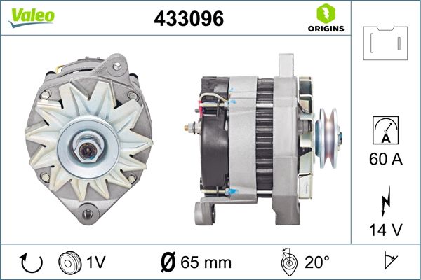 433096 VALEO Генератор