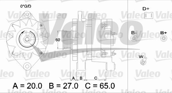 436256 VALEO Генератор