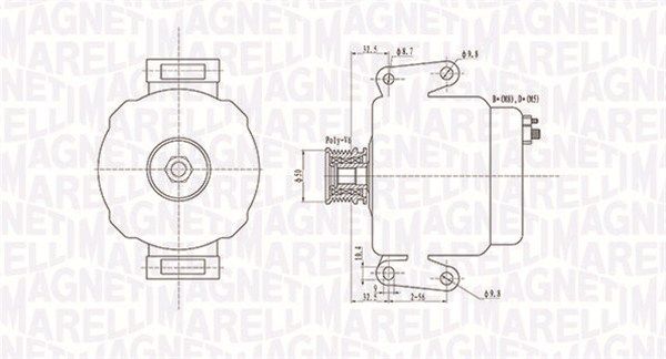 063731481010 MAGNETI MARELLI Генератор