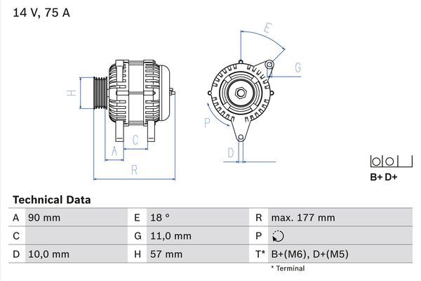 0986049131 BOSCH Генератор