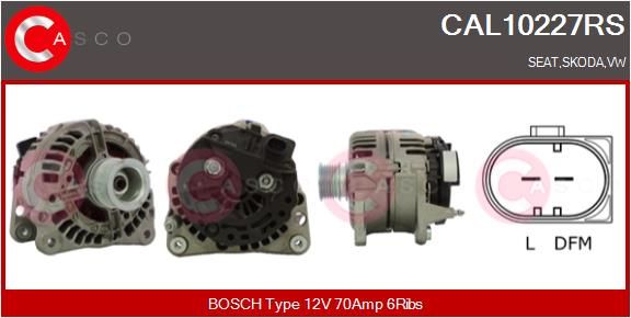 CAL10227RS CASCO Генератор