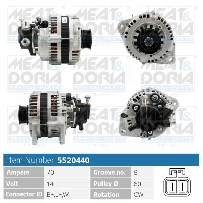 5520440 MEAT & DORIA Генератор
