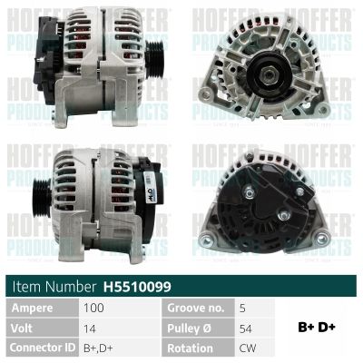 H5510099 HOFFER Генератор