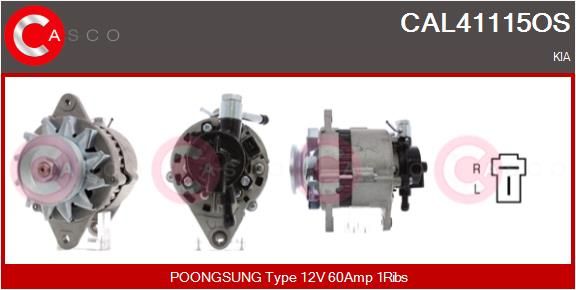 CAL41115OS CASCO Генератор