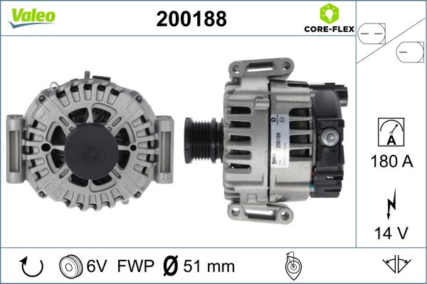 200188 VALEO Генератор