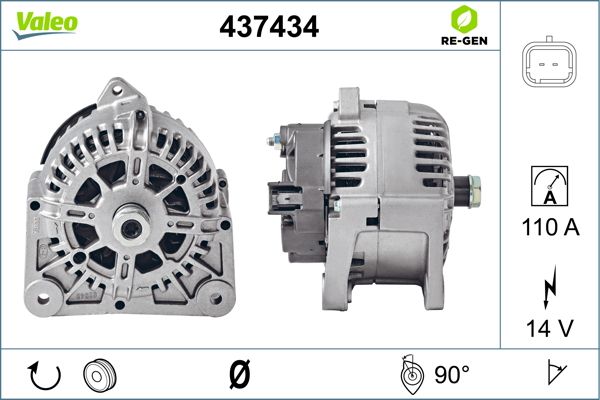 437434 VALEO Генератор
