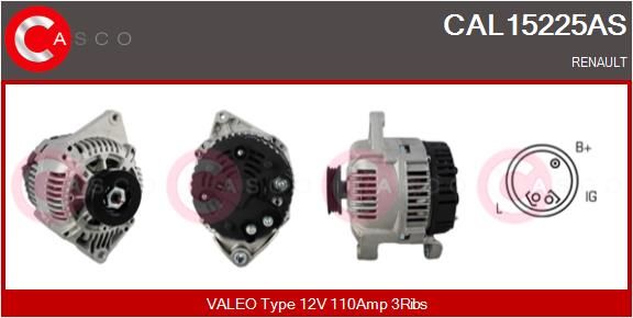 CAL15225AS CASCO Генератор