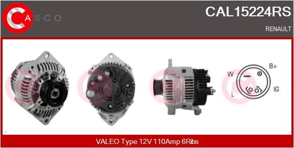 CAL15224RS CASCO Генератор