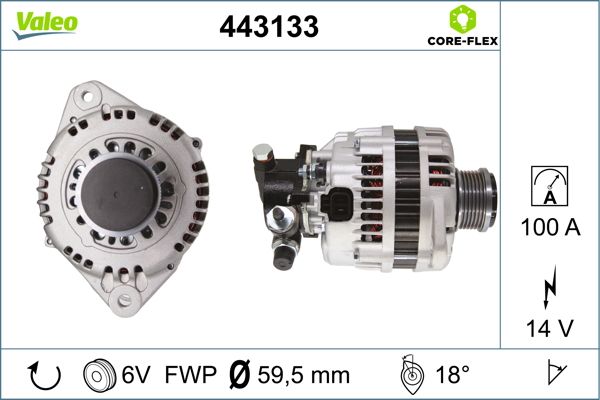443133 VALEO Генератор