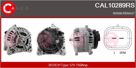 CAL10289RS CASCO Генератор