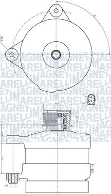 063732188010 MAGNETI MARELLI Генератор