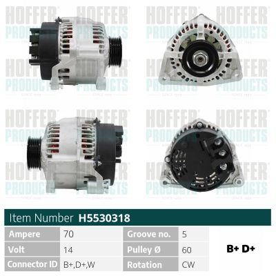 H5530318 HOFFER Генератор