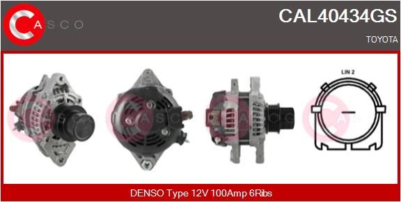 CAL40434GS CASCO Генератор