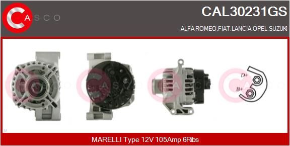 CAL30231GS CASCO Генератор