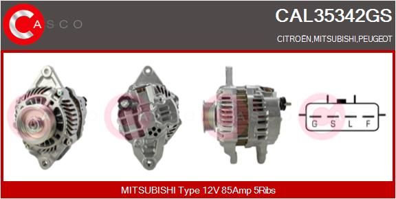 CAL35342GS CASCO Генератор