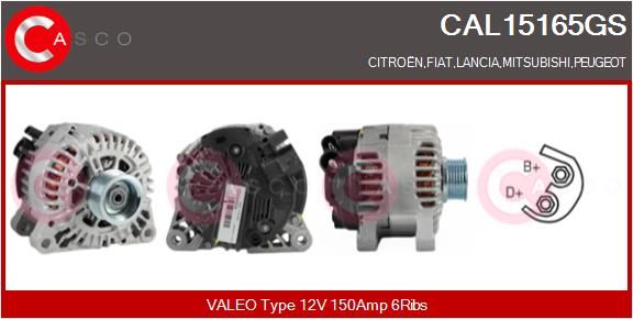 CAL15165GS CASCO Генератор