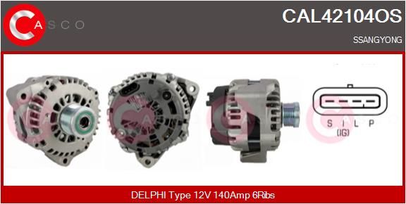 CAL42104OS CASCO Генератор