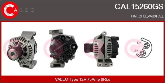 CAL15260GS CASCO Генератор