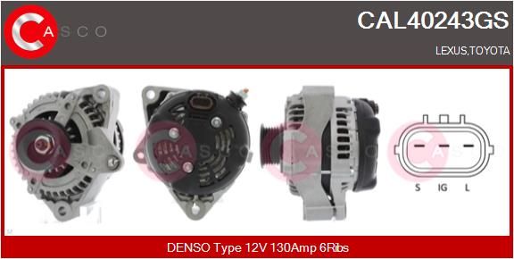 CAL40243GS CASCO Генератор