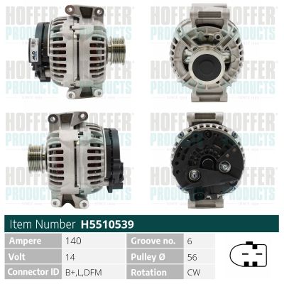 H5510539 HOFFER Генератор