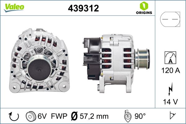 439312 VALEO Генератор