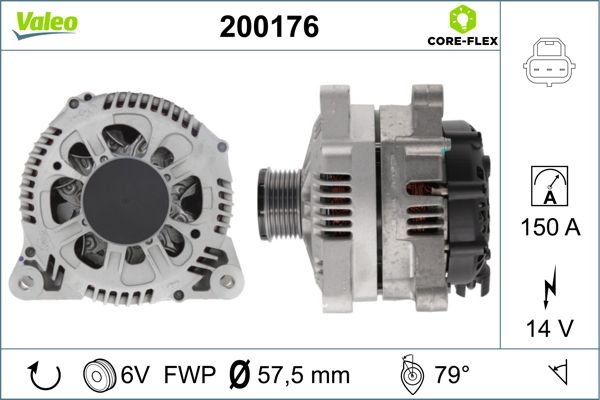 200176 VALEO Генератор