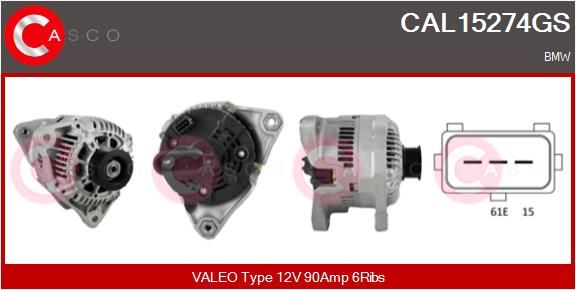 CAL15274GS CASCO Генератор