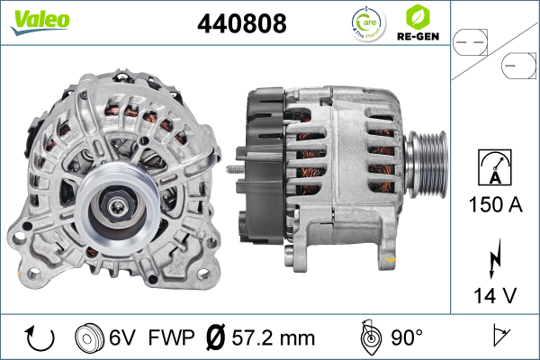 440808 VALEO Генератор