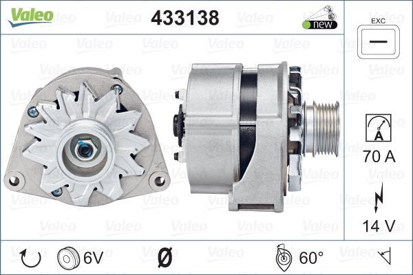 433138 VALEO Генератор